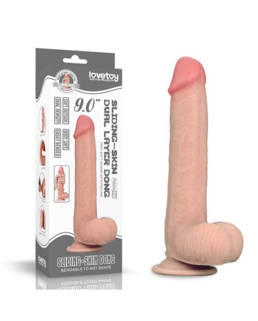 Dildo Realistico Sliding-Skin Dual-Layer Cock 23 cm - 9 inch - LoveToy