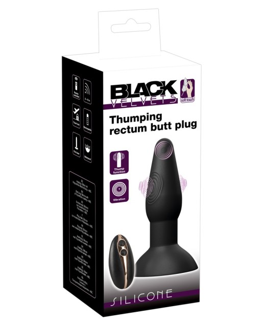Thumping rectum butt plug