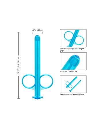 Applicatore per lubrificante anale - Lube Tube 2 Pcs Blue