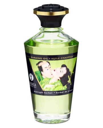 Olio Afrodisiaco Riscaldante 100 ML Sorbetto di Mezzanotte - Shunga