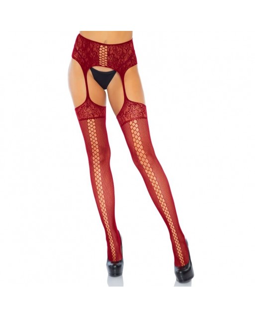 Collant sexy bordeaux, con aperture - Leg Avenue Collant sexy bordeaux, con aperture - Leg Avenue