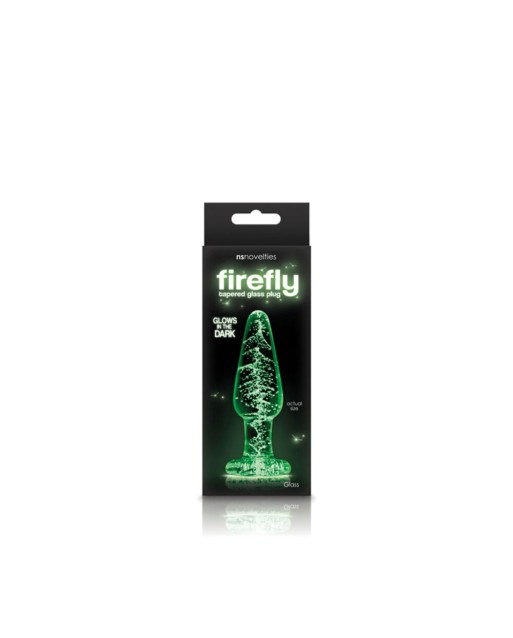 FireFly Glass Plug Medium Glow In The Dark FireFly Glass Plug Medium Glow In The Dark