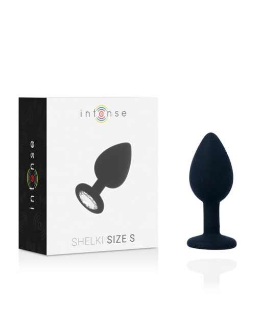INTENSE - SHELKI S PLUG ANALE NERO INTENSE - SHELKI S PLUG ANALE NERO