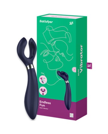 SATISFYER ENDLESS FUN MULTI VIBRATOR 3 BLU