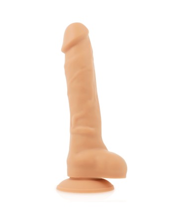 DILDO REALISTICO CON TESTICOLI IN SILICONE FLESSIBILE - COCK MILLER - 18 CM