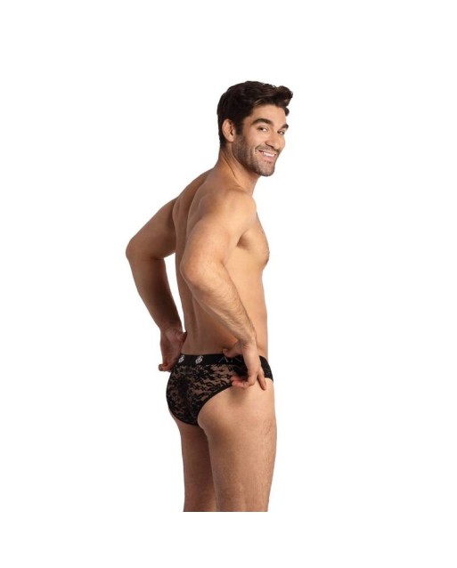 Slip Romance in pizzo nero - Anais Uomo