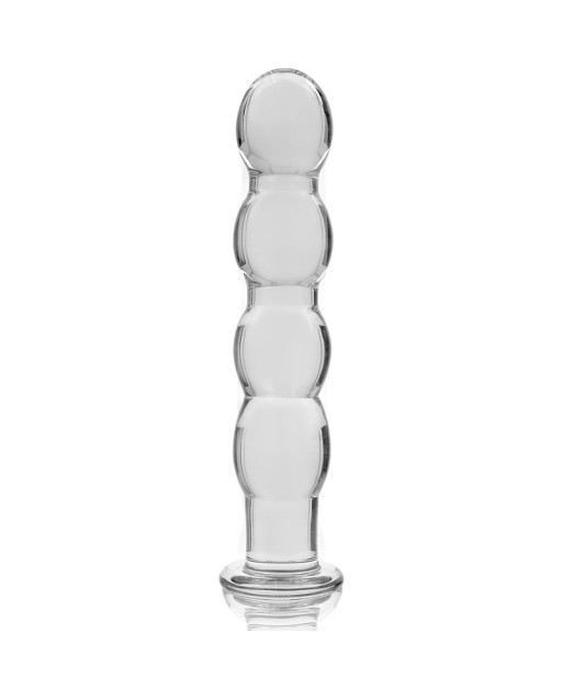 NEBULA SERIES BY IBIZA - MODELLO 10 DILDO IN VETRO BOROSILICATO TRASPARENTE 16.5 CM NEBULA SERIES BY IBIZA - MODELLO 10 DILDO IN VETRO BOROSILICATO TRASPARENTE 16.5 CM