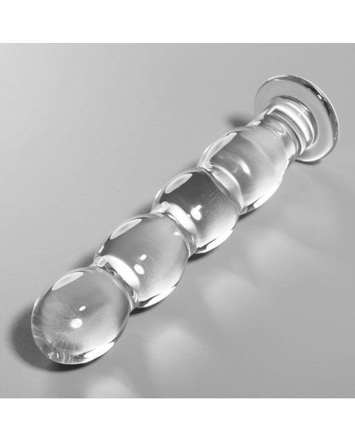 NEBULA SERIES BY IBIZA - MODELLO 10 DILDO IN VETRO BOROSILICATO TRASPARENTE 16.5 CM NEBULA SERIES BY IBIZA - MODELLO 10 DILDO IN VETRO BOROSILICATO TRASPARENTE 16.5 CM