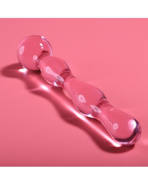 NEBULA SERIES BY IBIZA - MODELLO 13 DILDO IN VETRO BOROSILICATO ROSA 18 CM x 3.5 CM NEBULA SERIES BY IBIZA - MODELLO 13 DILDO IN VETRO BOROSILICATO ROSA 18 CM x 3.5 CM