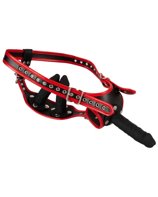 Strap-On Harness Con 3 dildo - Bad Kitty Strap-On Harness Con 3 dildo - Bad Kitty