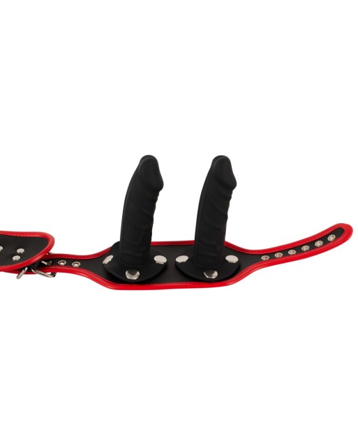 Strap-On Harness Con 3 dildo - Bad Kitty Strap-On Harness Con 3 dildo - Bad Kitty