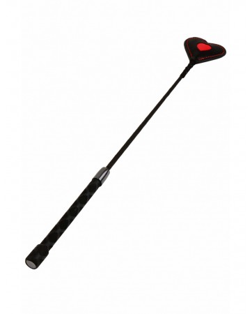 Heart Shaped Riding Crop, 51 cm - Spazm