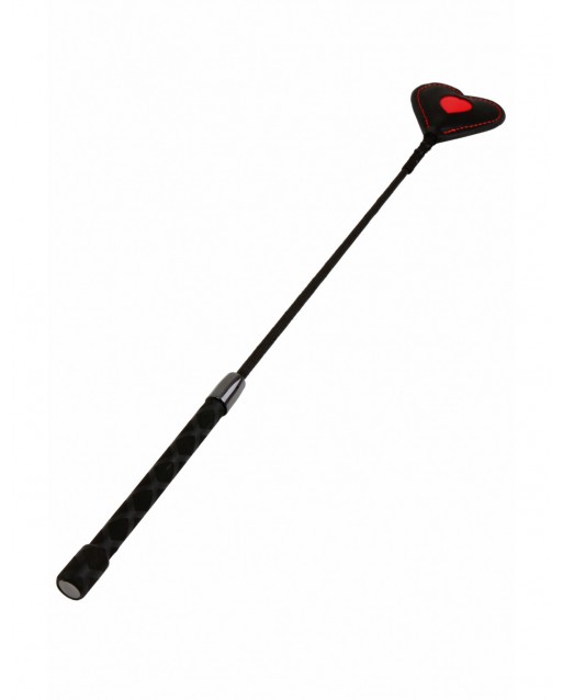 Heart Shaped Riding Crop, 51 cm - Spazm