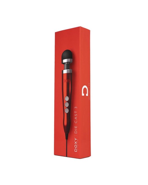Massaggiatore Vibrante Compatto Doxy Die Cast 3 Rosso