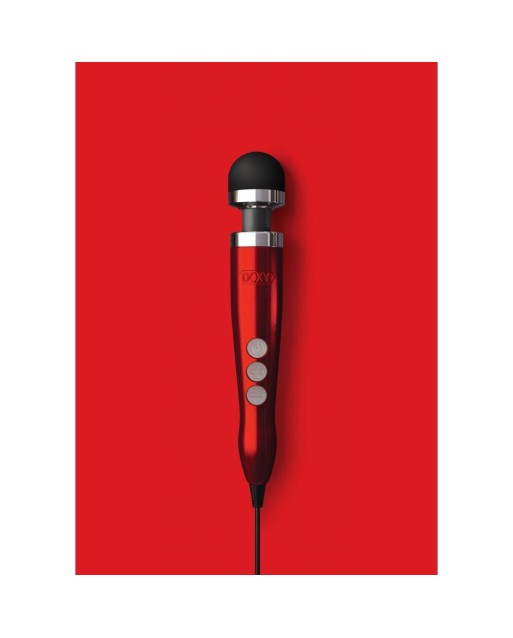 Massaggiatore Vibrante Compatto Doxy Die Cast 3 Rosso