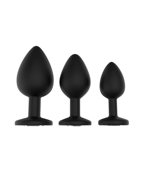 Gem Butt Plug - L - Nero - SinsFactory