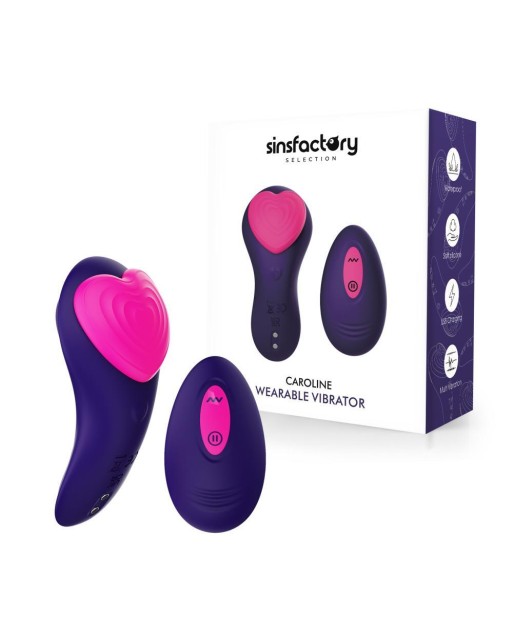 Sex Toy indossabile telecomandato - Caroline - Sins Factory Selection Sex Toy indossabile telecomandato - Caroline - Sins Factory Selection