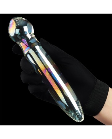 Twilight Gleam Glass Dildo - Prism Glass