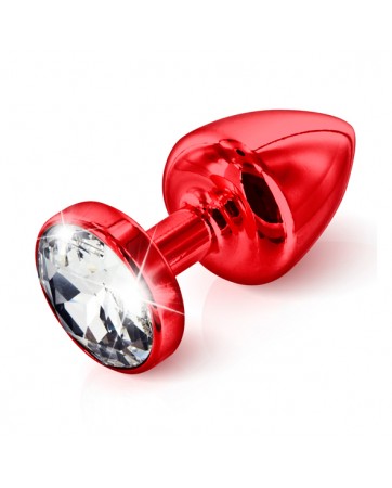 Plug Rosso Con Cristallo Trasparente Anni - Diogol 