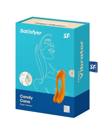Candy Candy Finger Vibrator Orange - Satisfyer