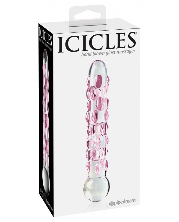 Icicles No. 07 - Hand Blown Glass Massager