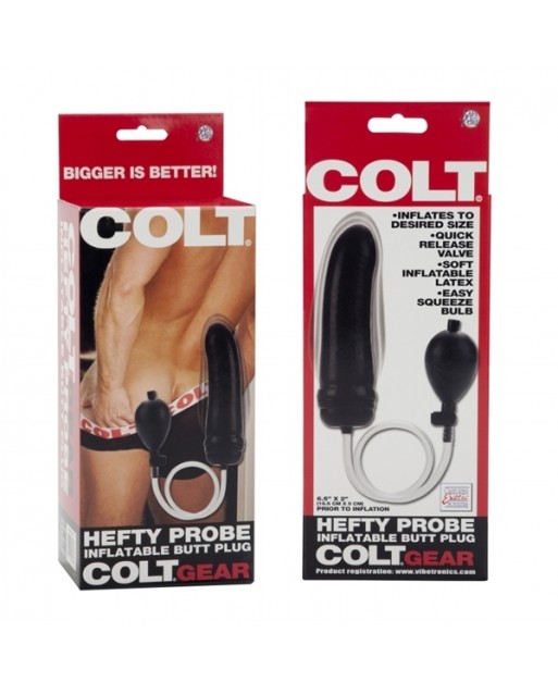 Fallo gonfiabile - Colt Hefty Probe Inflatable Butt Plug - Black