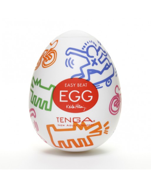 Masturbatore uovo Keith Haring Egg Street - Tenga