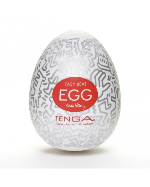 Masturbatore uovo Keith Haring Egg Party - Tenga