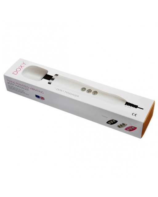 Massaggiatore vibrante Doxy - Wand White Massaggiatore vibrante Doxy - Wand White