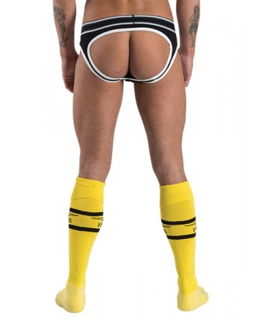 Mister B URBAN Football Socks with Pocket Yellow
