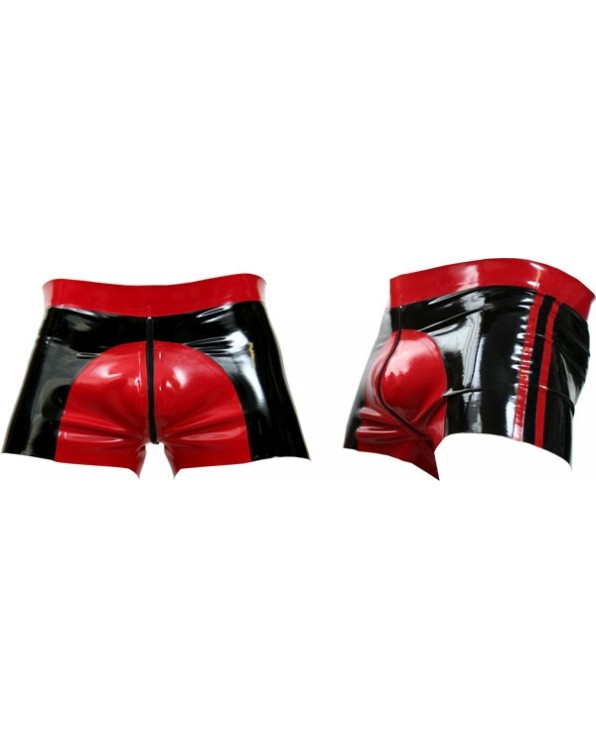Shorts in Lattice Rosso/Nero