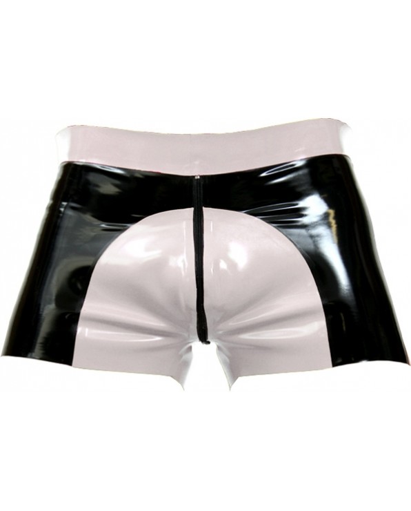 Shorts in Lattice Bianco/Nero