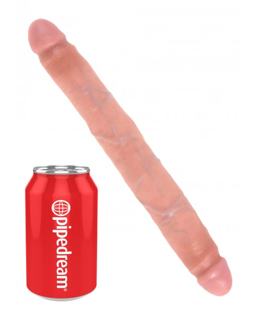 King Cock 12 Inch Slim Double Flesh King Cock 12 Inch Slim Double Flesh