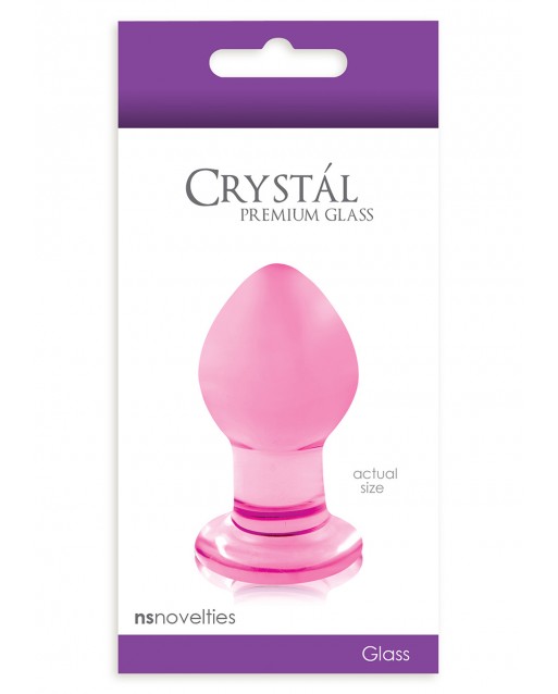 Crystal Glass Small Pink
