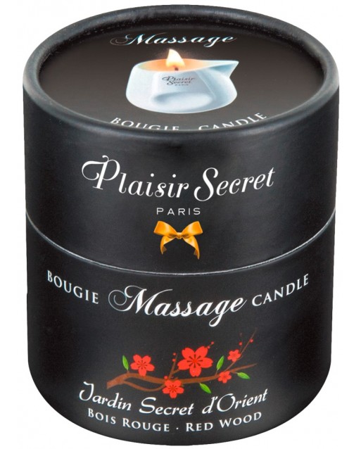 Candela da massaggio Red Wood - Plaisir Secrets