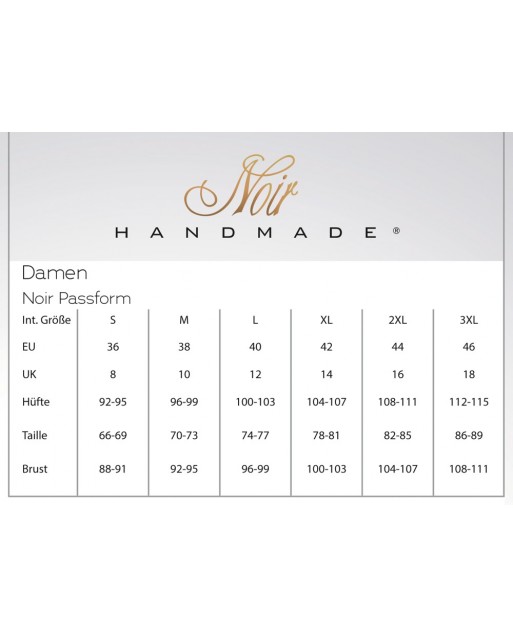 Calze autoreggenti wetlook nere senza piede - Noir Handmade