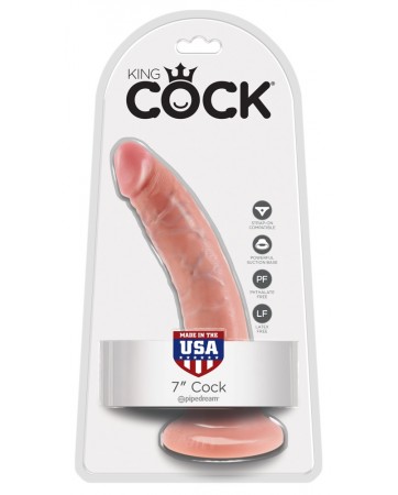 Pene ultra realistico 17,8 cm (7 inch)- Flesh - King Cock Pipedream