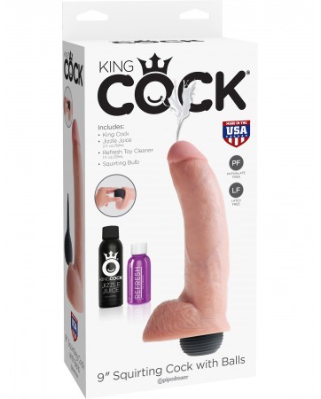 King Cock Squirting  With Balls 9
