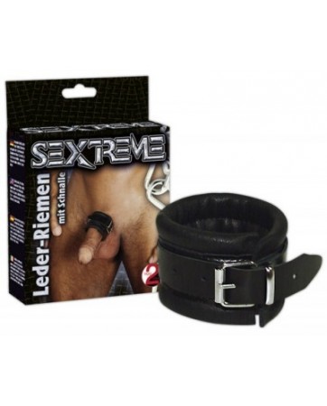 Sextreme cock ring, in pelle
