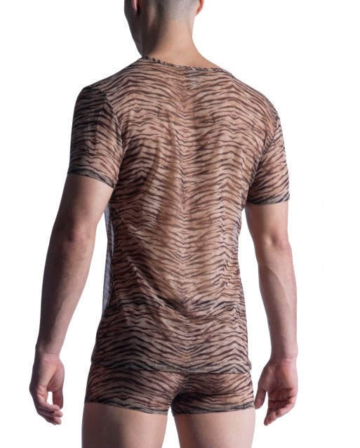 T-Shirt Tiger con scollo a V -Manstore