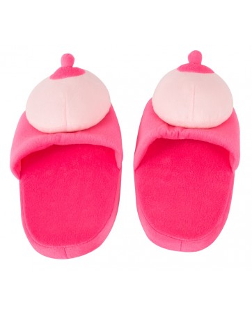 Pantofole rosa con tette