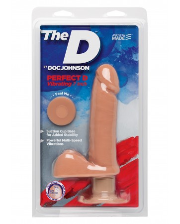 The Perfect D Vibrating 7 Inch Skin