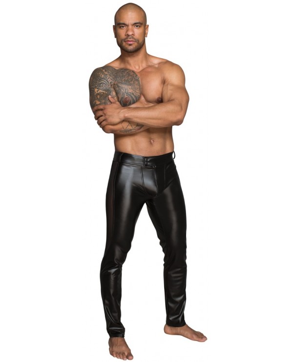 Pantaloni da uomo con inserto in rete - Noir
