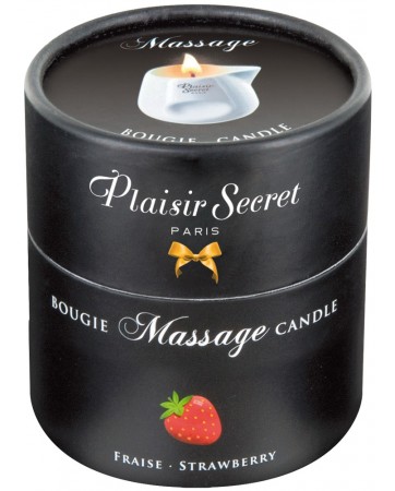 Candela da massaggio alla fragola - Plaisir Secret