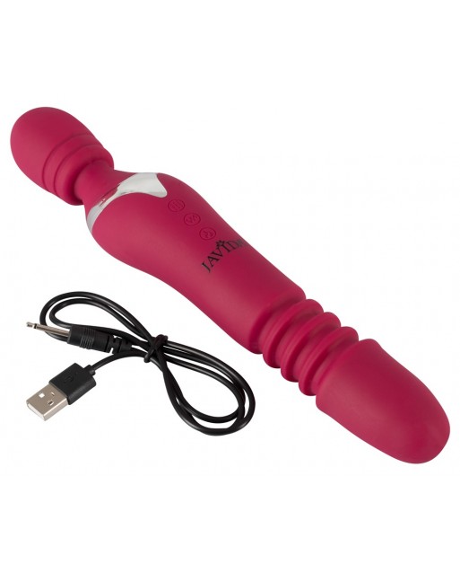 Massage Wand Warming & Thrusting Vibe - Javida Massage Wand Warming & Thrusting Vibe - Javida