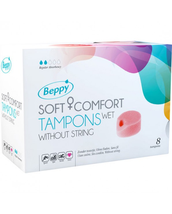 Tamponi Beppy Soft-Confort Wet 8 Pezzi