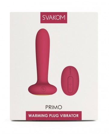 Primo Warming Plug Vibrator - Svakom
