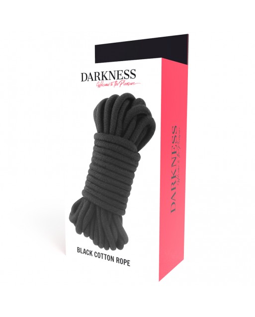 Corda nera per bondage 10 mt - Darkness Kinbaku