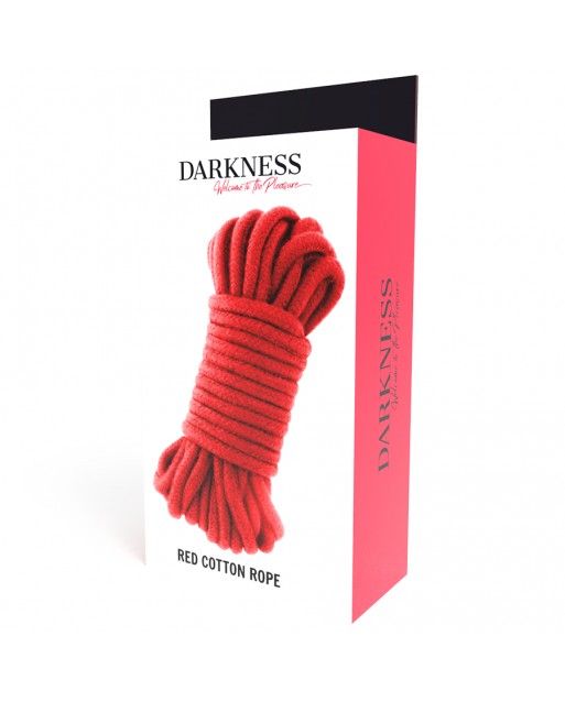Corda rossa per bondage 10 mt - Darkness Kinbaku