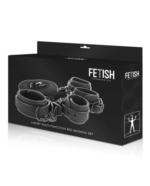 Fetish Submissive Cuff  and Tether Set
